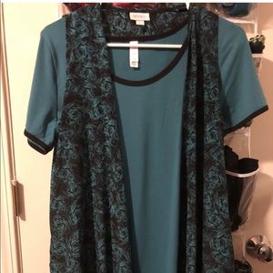 Lularoe outfit small joy medium classic tee